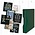 Offre combinée; Album Regular (1124), incl. 20 feuilles Omnia (06) - 6 qui convient pour  - Vert, incl boite de protection - 18 Anneaux - Dim: 305 x 317 x 50 ■ par jeu