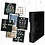 Combi deal; Album Regular (1124), incl. 20 Omnia sheets (014) - 6 compartment(s)  - Black, incl slipcase - 18 Rings - Dim: 305 x 317 x 50