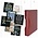 Combi deal; Album Regular (1124), incl. 20 Omnia sheets (06) - 6 compartment(s)  - Wine red, incl slipcase - 18 Rings - Dim: 305 x 317 x 50 ■ per set