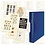 Combi deal; Album Regular (1124), incl. 10 dT-Blanco bladen (802217) - 2 vaks indeling  - Blauw, incl cassette - 18 Rings - Afm: 305 x 317 x 50