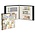 Kombi-Angebot; Album Regular (3701), incl. 10 Klarsicht Blätter (5x 850, 5 x 851) - 2 / 3 er Einteilung:  240 x 140/90 mm - Design Banknotes - 18 Ringe - Abm: 305 x 317 x 50 mm ■ pro Satz
