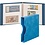 Album Regular (1104), incl. 20 bladen Tranparant bladen - 2 / 3 vaks indeling:  240 x 140/90 mm - Blauw, incl cassette - 18 Rings - Afm: 305 x 317 x 50