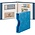 Album Regular (1104), incl. 20 sheets Crystal Clear sheets - 2 / 3 compartment(s):  240 x 140/90 mm - Blue, incl slipcase - 18 Rings - Dim: 305 x 317 x 50 ■ per set