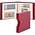 Album Regular (1104), incl. 20 bladen Tranparant bladen - 2 / 3 vaks indeling:  240 x 140/90 mm - Wijnrood, incl cassette - 18 Rings - Afm: 305 x 317 x 50 mm ■ per set