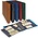 Album Regular (1104), incl. 20 sheets Crystal Clear sheets - 2 / 3 compartment(s):  240 x 140/90 mm - Blue - 18 Rings - Dim: 305 x 317 x 50 mm ■ per set