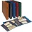 Album Regular (1104), incl. 20 sheets Crystal Clear sheets - 2 / 3 compartment(s):  240 x 140/90 mm - Blue - 18 Rings - Dim: 305 x 317 x 50