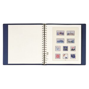 Album Standard (1102Y) Bleu - 18 Anneaux - Dim: 305 x 317 x 50