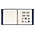 Album Standard (1102Y) Bleu - 18 Anneaux - Dim: 305 x 317 x 50 ■ par jeu