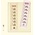 Insteekbladen - T-Blanco (802119), 1 vaks indeling: 92 x 238 mm - Champagne 18 Rings - afm: 272 x 296 ■ per stuk