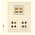 Feuilles de pochettes - T-Blanco (802207), 2 compartiments: 189 x 110/122 mm - Champagne 18 Anneaux - dim: 272 x 296 ■ par pc.