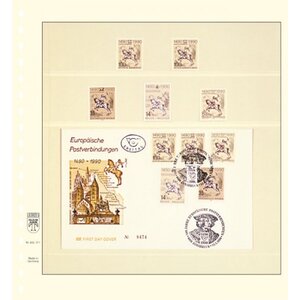 Feuilles de pochettes - T-Blanco (802311), 3 compartiments: feuilles T-Blanco - Champagne18 Anneaux