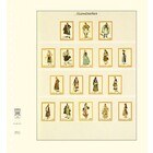 Insert sheets - T-Blanco (802401), 4 compartments: 189 x 55/46/45/45 mm - Champagne 18 Rings - dim: 272 x 296 ■ per pc.