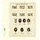 Insert sheets - T-Blanco (802407), 4 compartments: T-Blanco sheets - Champagne18 Rings