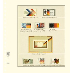 Feuilles de pochettes - T-Blanco (802415), 4 compartiments: feuilles T-Blanco - Champagne18 Anneaux