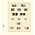 Feuilles de pochettes - T-Blanco (802601), 6 compartiments: 189 x 34/31/37/31/31/31 mm - Champagne 18 Anneaux - dim: 272 x 296 ■ par pc.