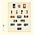 Feuilles de pochettes - T-Blanco (802605), 6 compartiments: 189 x 48/44/28/28/28/28 mm - Champagne 18 Anneaux - dim: 272 x 296 ■ par pc.