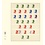 Insert sheets - T-Blanco (802700), 7 compartments: T-Blanco sheets - Champagne18 Rings