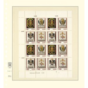 Insteekbladen - T-Blanco (802111), 1 vaks indeling: T-Blanco bladen - Champagne 18 Rings