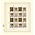 Insert sheets - T-Blanco (802111), 1 compartments: 219 x 238 mm - Champagne 18 Rings - dim: 272 x 296 ■ per 10 pcs.