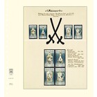 Einsteckblätter - T-Blanco (802209), 2er Einteilung: 189 x 96/137 mm - Champagne18 Ringe - Abm: 272 x 296 ■ pro 10 Stück