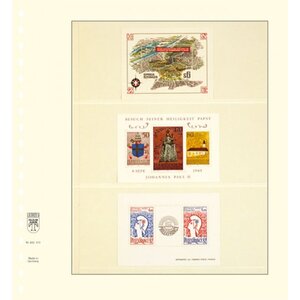 Feuilles de pochettes - T-Blanco (802310), 3 compartiments: feuilles T-Blanco - Champagne18 Anneaux