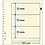 Insteekbladen - T-Blanco (802320), 3 vaks indeling: T-Blanco bladen - Champagne 18 Rings