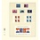 Insert sheets - T-Blanco (802414), 4 compartments: T-Blanco sheets - Champagne18 Rings