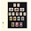 Insteekbladen - T-Blanco (802502), 5 vaks indeling: 189 x 41/36/36/41/53 mm - Champagne 18 Rings - afm: 272 x 296 ■ per 10 stuks