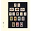 Feuilles de pochettes - T-Blanco (802502), 5 compartiments: feuilles T-Blanco - Champagne18 Anneaux