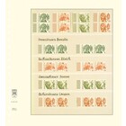 Einsteckblätter - T-Blanco (802503), 5er Einteilung: 189 x 54/43/35/35/35 mm - Champagne18 Ringe - Abm: 272 x 296 ■ pro 10 Stück