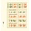 Feuilles de pochettes - T-Blanco (802503), 5 compartiments: 189 x 54/43/35/35/35 mm - Champagne 18 Anneaux - dim: 272 x 296 ■ par 10 pcs.