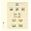 Insteekbladen - T-Blanco (802510), 5 vaks indeling: T-Blanco bladen - Champagne 18 Rings