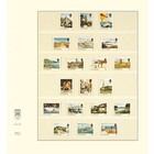 Insert sheets - T-Blanco (802603), 6 compartments: 189 x 33/33/33/42/33/33 mm - Champagne 18 Rings - dim: 272 x 296 ■ per 10 pcs.