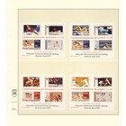 Einsteckblätter - dT-Blanco (802212), 2er Einteilung: 233 x 114/116 mm - Champagne18 Ringe - Abm: 272 x 296 ■ pro 5 Stück