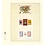 Insert sheets - dT-Blanco (802310), 3 compartments: dT-Blanco sheets - Champagne18 Rings