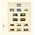 Feuilles de pochettes - dT-Blanco (802606), 6 compartiments: 189 x 33/35 mm - Champagne 18 Anneaux - dim: 272 x 296 ■ par 5 pcs.