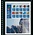 Insteekbladen -   Omnia (01), 1 vaks indeling: 245 x 293 mm - Zwart 18 Rings - afm: 272 x 296 ■ per stuk