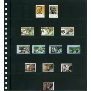Insert sheets -   Omnia (05), 5 strips: Omnia sheets - Black18 Rings