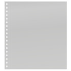 Insert sheets -   Omnia (09), 1 compartment: 245 x 293 mm - White 18 Rings - dim: 272 x 296 ■ per pc.