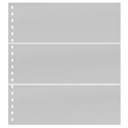 Insert sheets -  Omnia (011), 6 strips: 245 x 91 mm - White 18 Rings - dim: 272 x 296 ■ per pc.