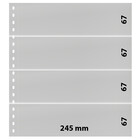 Insert sheets -  Omnia (012), 4 strips: 245 x 67 mm - White 18 Rings - dim: 272 x 296 ■ per 10 pcs.