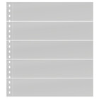 Insert sheets -  Omnia (013), 5 strips: 245 x 52 mm - White 18 Rings - dim: 272 x 296 ■ per pc.