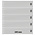 Insert sheets -  Omnia (013), 5 strips: 245 x 52 mm - White 18 Rings - dim: 272 x 296 ■ per 10 pcs.