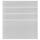 Insteekbladen - Omnia (0161), 4 stroken: 245 x 31/31/31/141 mm - Wit 18 Rings - afm: 272 x 296 ■ per stuk