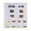 Insert sheets - Transparent (725), 10 strips: Crystal Clear sheets - 18 Rings