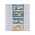 Insert sheets - Transparent (824), 4 compartments: 242 x 65 mm -  18 Rings - dim: 272 x 296 ■ per pc.