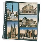 Insteekbladen - Transparant (826), 5 vaks indeling: 143 x 95 mm -  18 Rings - afm: 272 x 296 â–  per stuk