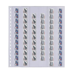 Insert sheets - Transparent (849), 6 compartments: Crystal Clear sheets - 18 Rings