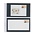 Insert sheets - Transparent (821), 2 compartments: 240 x 140 mm -  18 Rings - dim: 272 x 296 ■ per 10 pcs.
