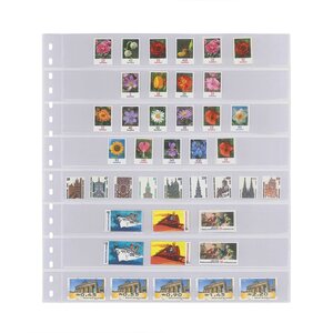 Insert sheets - Transparent (828), 8 compartments: Crystal Clear sheets - 18 Rings
